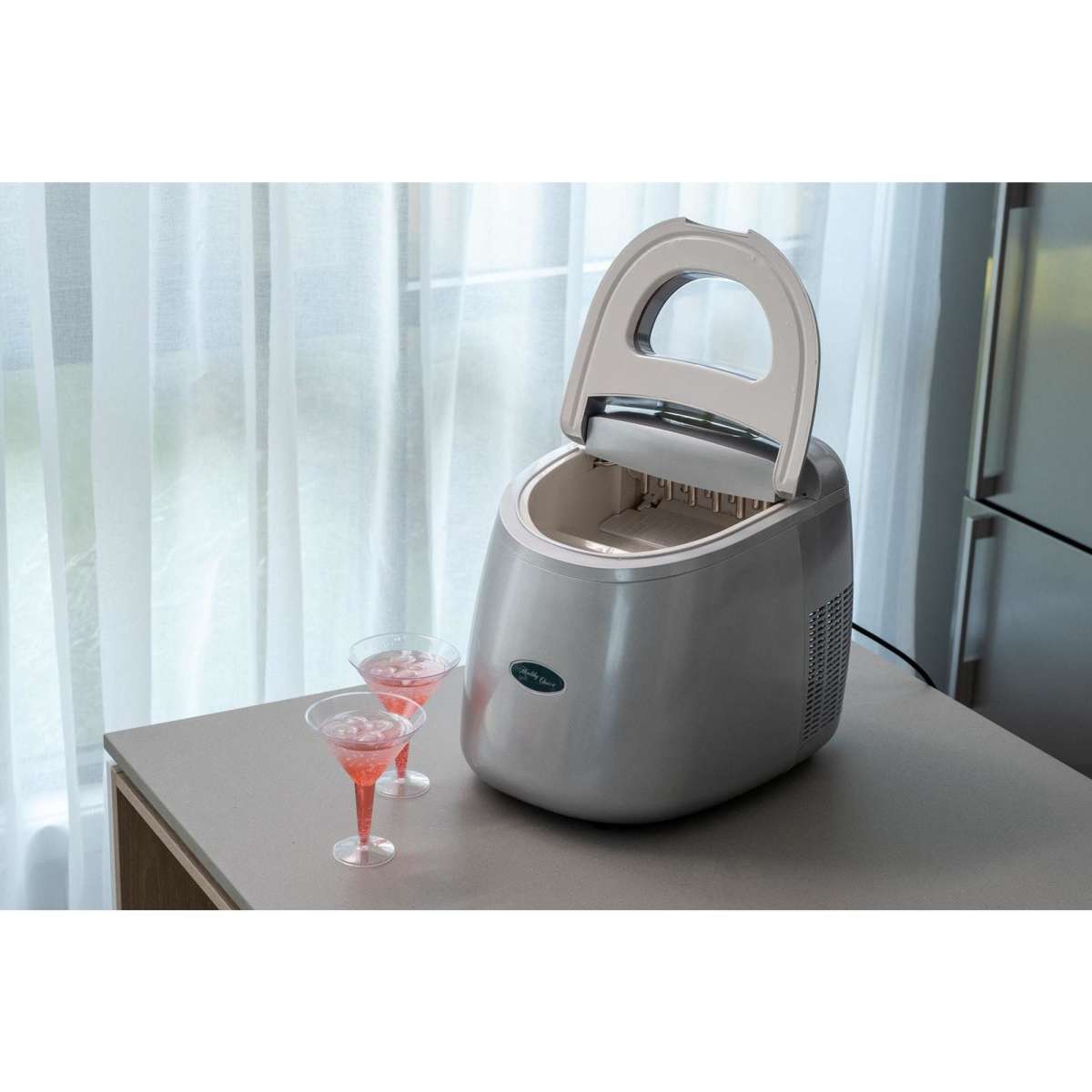 Healthy Choice 15kg Ice Cube Maker with Large Capacity Freeze Ice in 8 Mins Woolworths