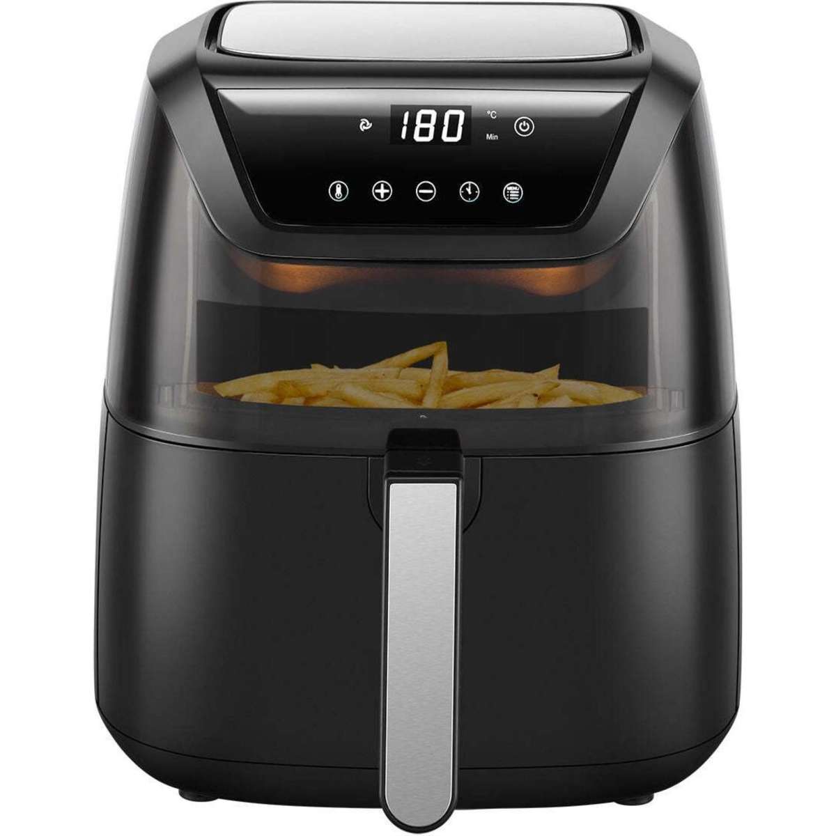 Healthy Choice 8L Digital Air Fryer (Black) w/ Viewing Window & Basket