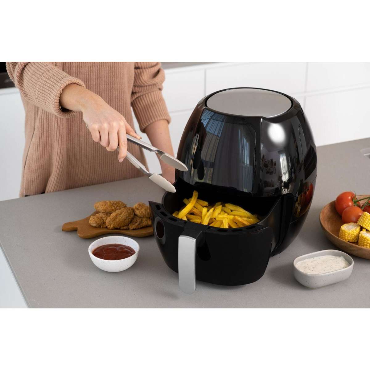 Healthy Choice 8L Digital Air Fryer, 1800W, NonStick, 8 Cooking