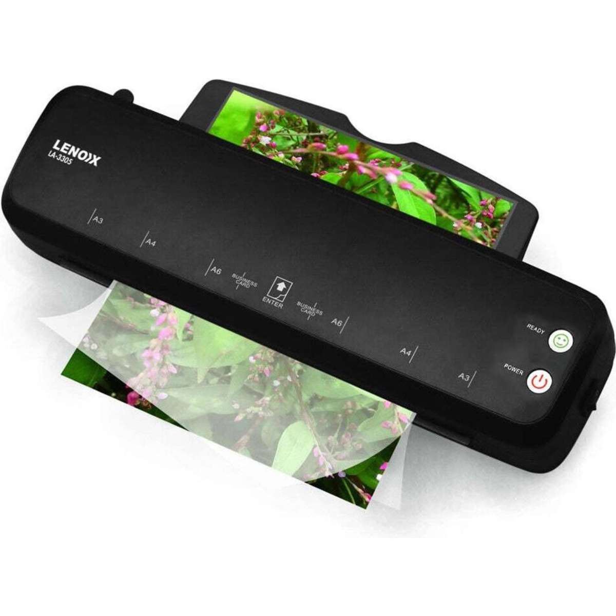 Lenoxx Hot Paper Laminator (A3 Size) 350W, Laminating Thickness 80100