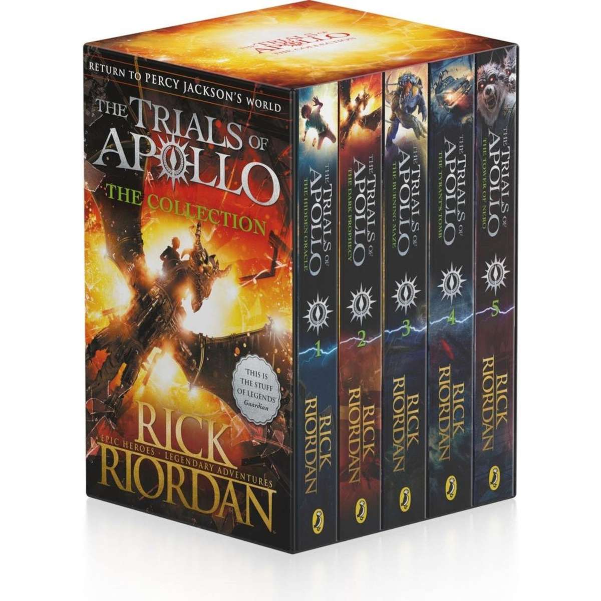 The Trials of Apollo Collection (Trials of Apollo Book1-5) Copy ...