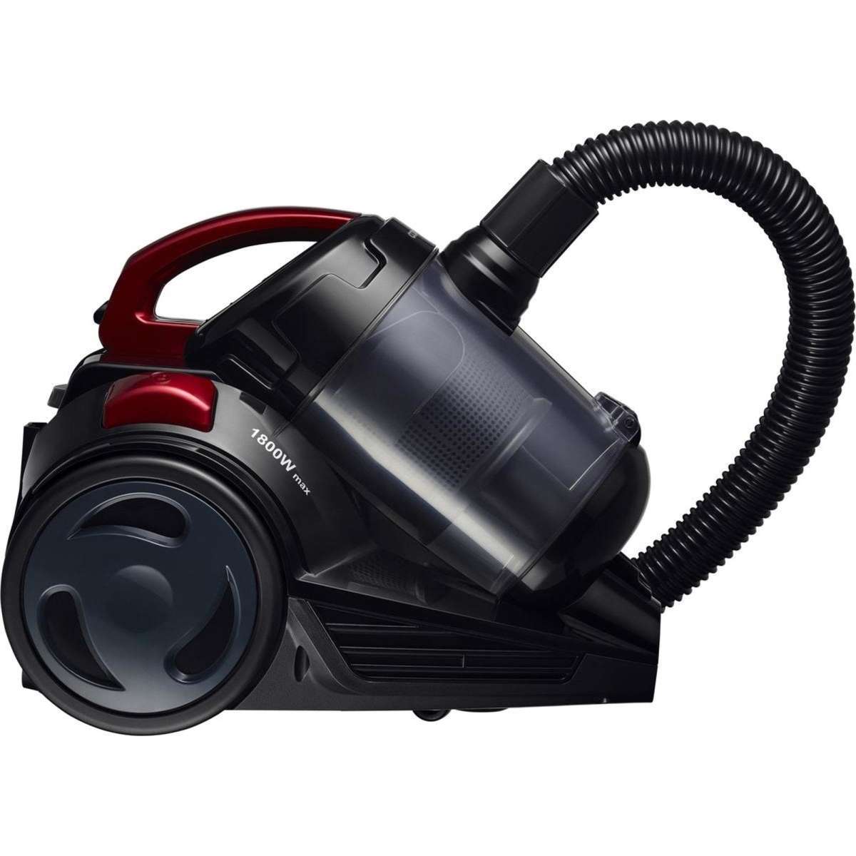 Contempo Compact Bagless Vacuum Black & Red Woolworths