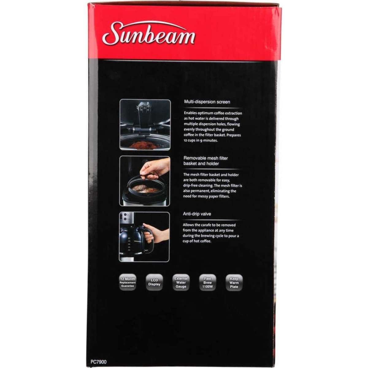 Sunbeam Stainless Drip Filter Electronic Coffee Maker Woolworths