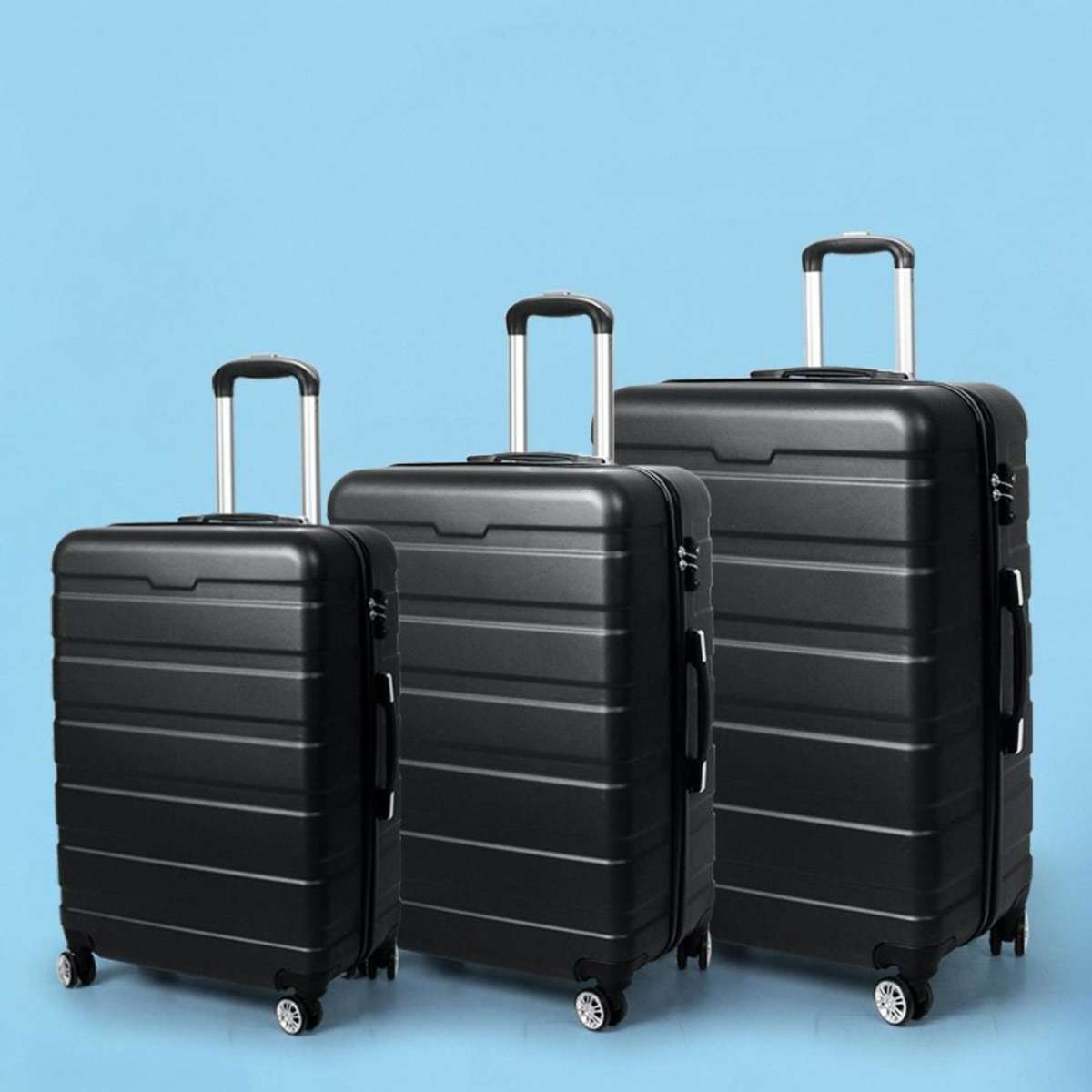 Slimbridge Luggage Suitcase Trolley 3Pcs set 20 24 28 Travel Packing
