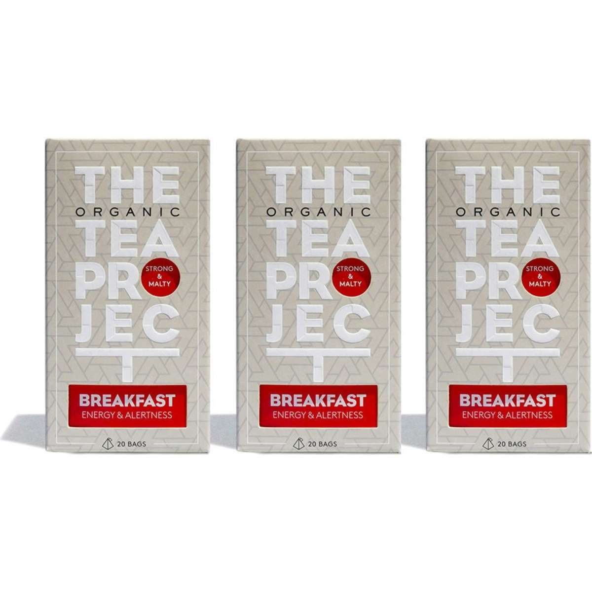 The Organic Tea Project Breakfast Tea Bags 60 pack pyramid tea bags
