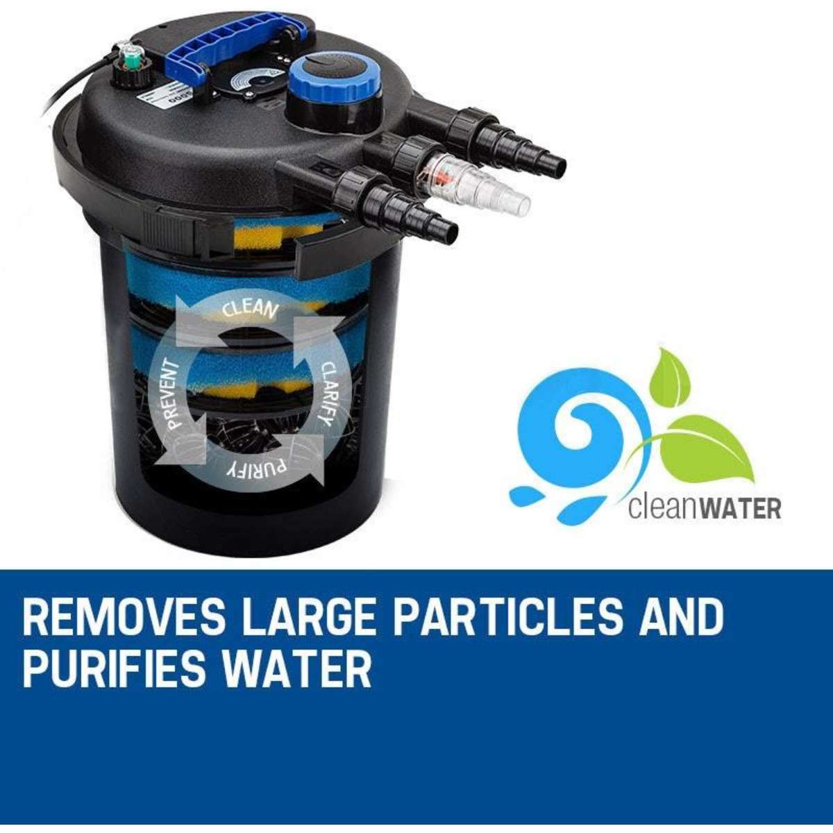 Protege Aquarium Filter External Canister Aqua Fish Water Tank Uv Light