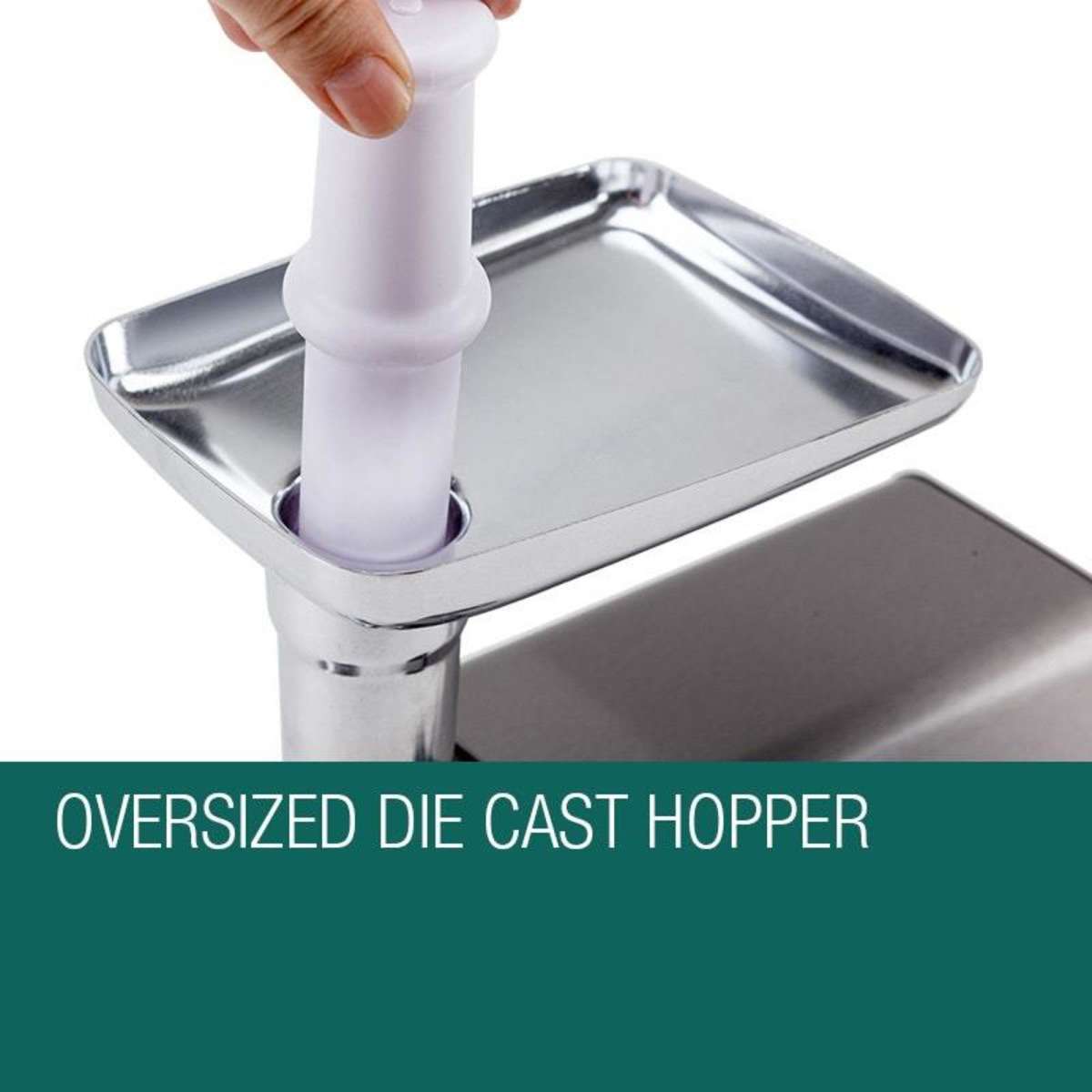 Eurochef Meat Grinder Electric Stainless Steel Mincer Sausage Kebbe