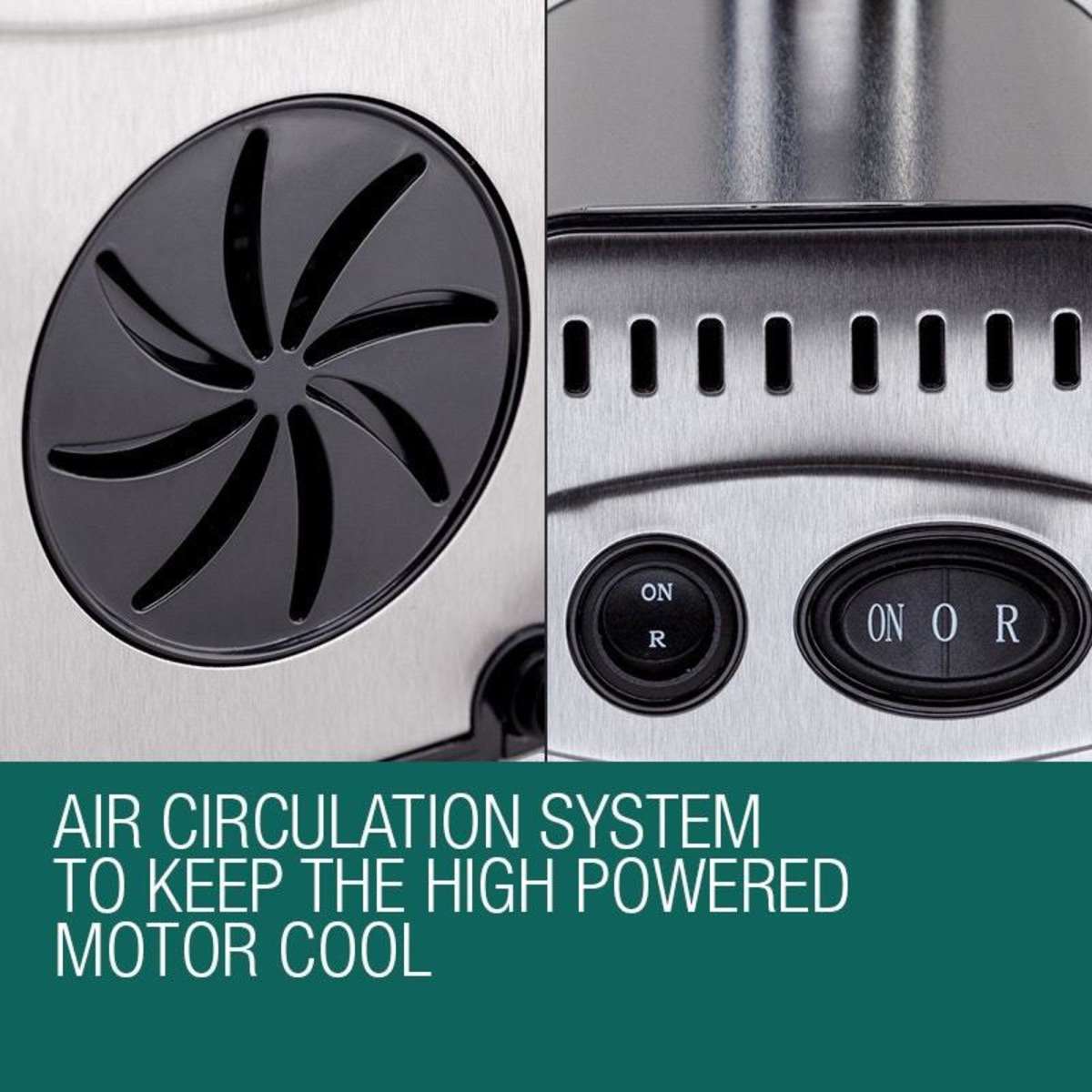 Eurochef Meat Grinder Electric Stainless Steel Mincer Sausage Kebbe