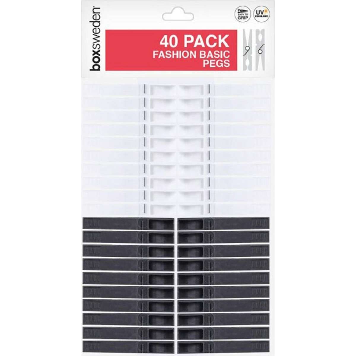 Boxsweden Clothes Pegs 5x 40pc Woolworths