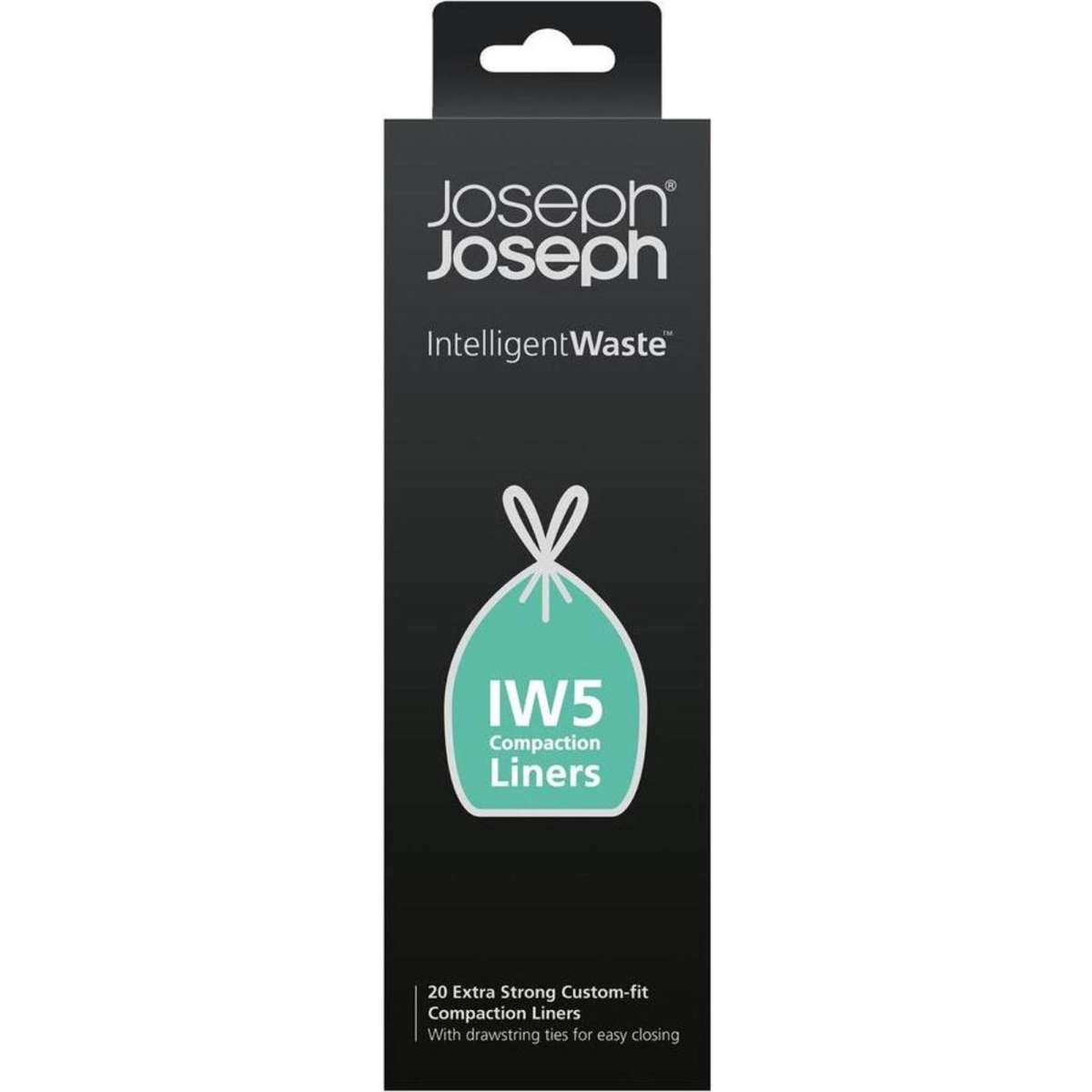 Joseph Joseph IW5 40 litre Customfit Bin Liners Grey 20PK Woolworths