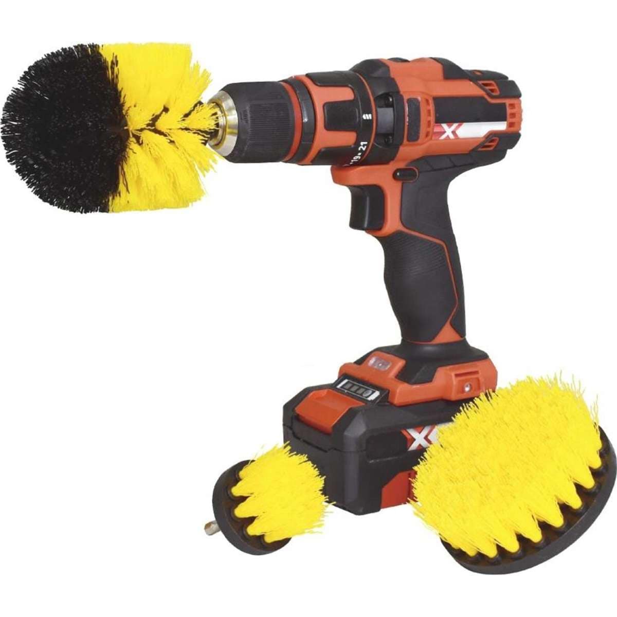 Hercules Universal Drill Brush Set 3pc Woolworths