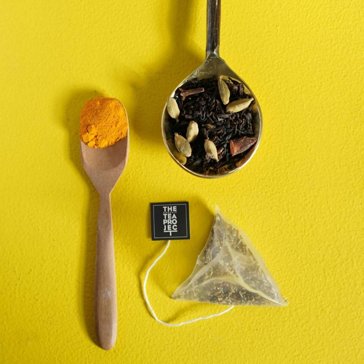 The Organic Tea Project Masala Chai Tea Bags 60 pack pyramid tea bags