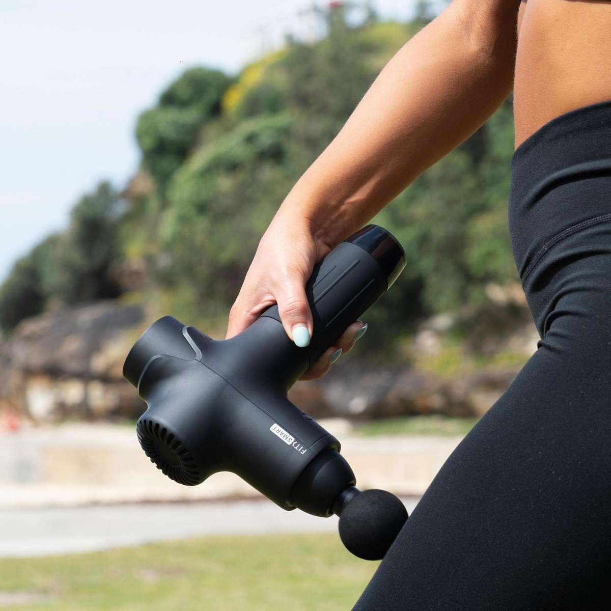 FitSmart Chiro Pro Vibration Massage Device Black Woolworths