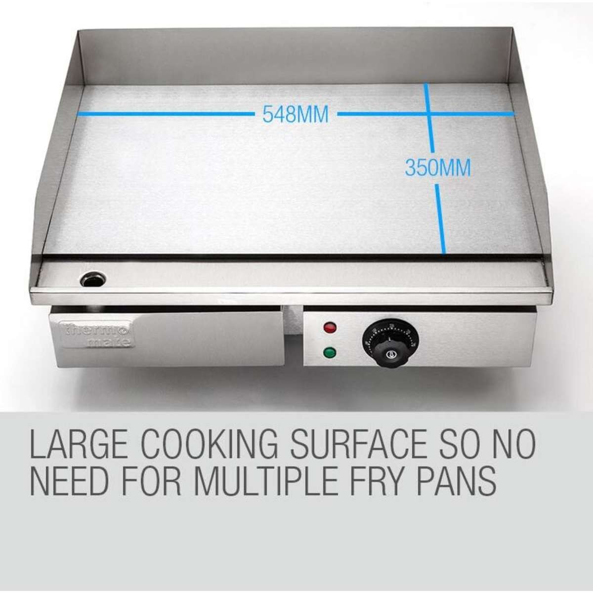 Thermomate Electric Griddle Grill Bbq Hot Plate Commercial Stainless