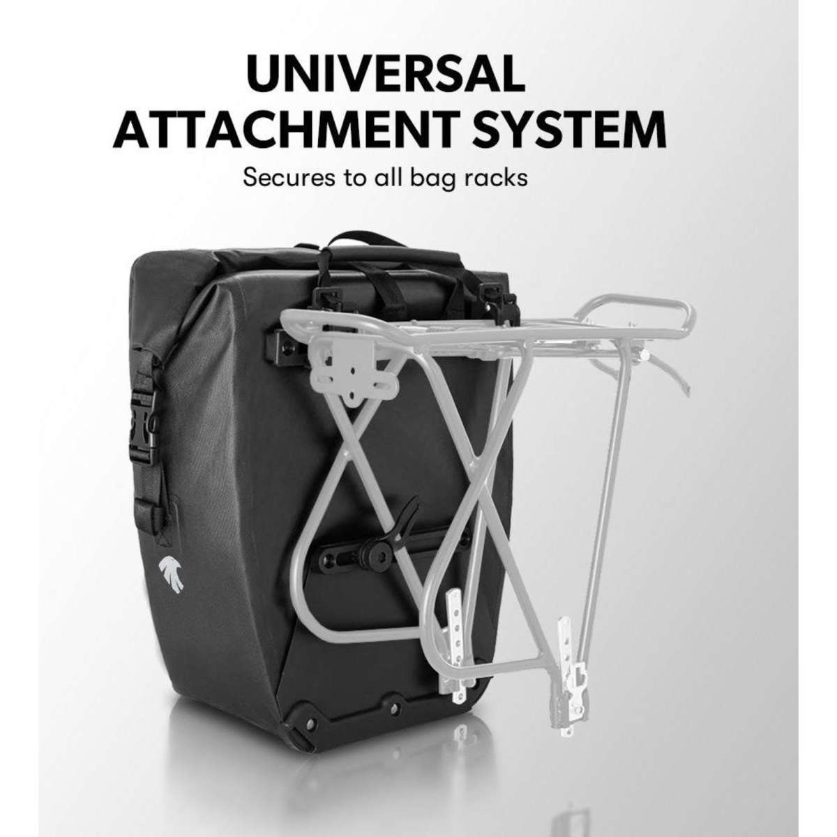 Valk 25L Pannier Bike Bag Saddlebag Rear Bicycle Waterproof Storage