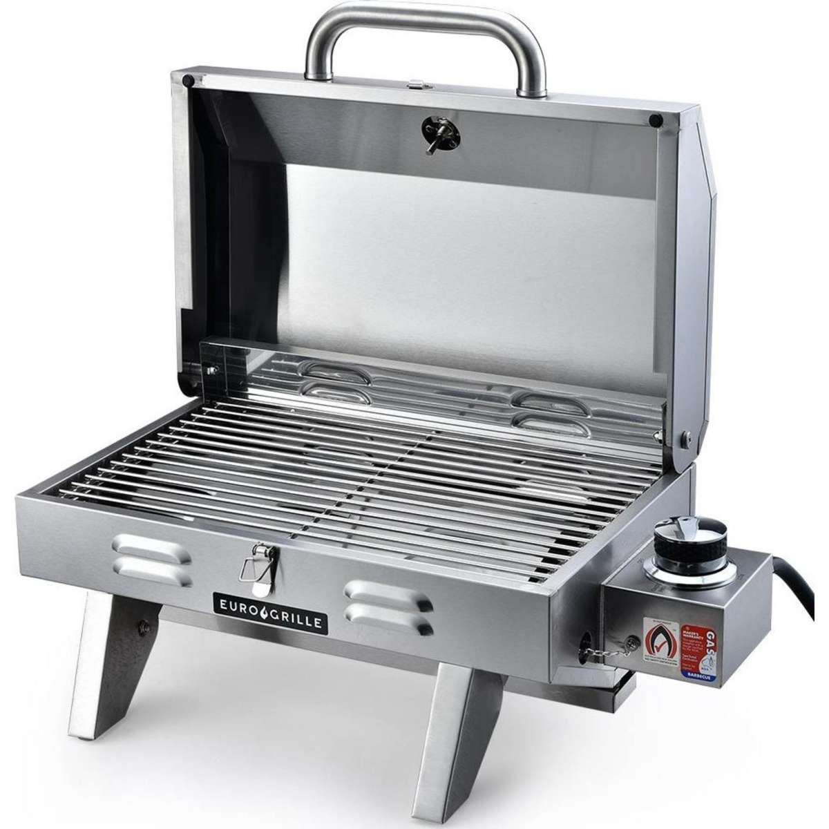 Eurogrille Portable Gas Bbq With Stainless Steel Grill Plate | Woolworths