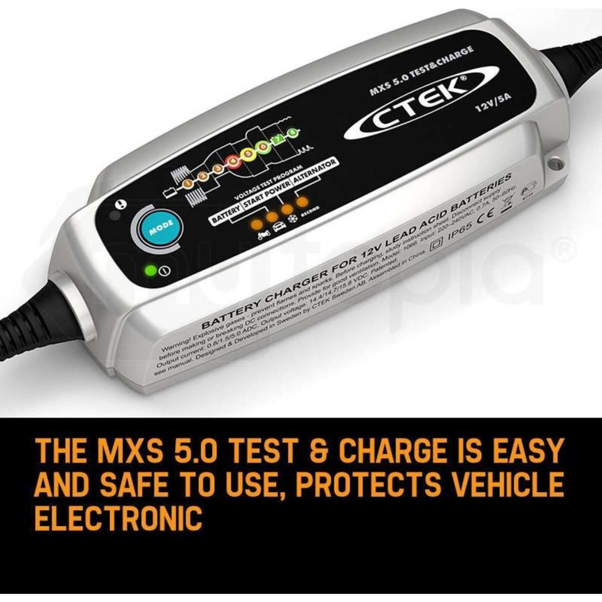 Ctek Mxs Test And Charge Battery Charger V Deep Cycle Agm