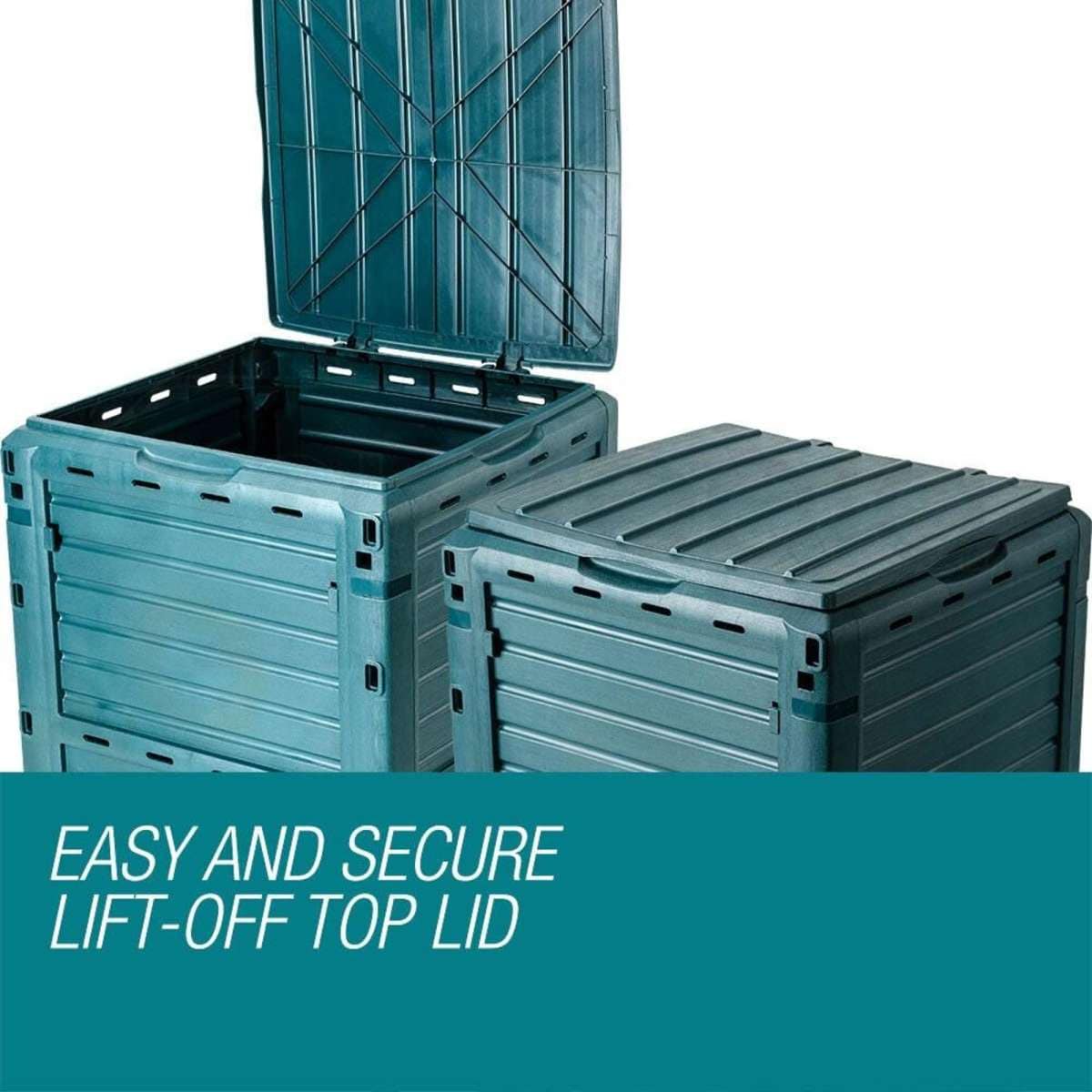 Plantcraft 290L Aerated Compost Bin Food Waste Garden Recycling