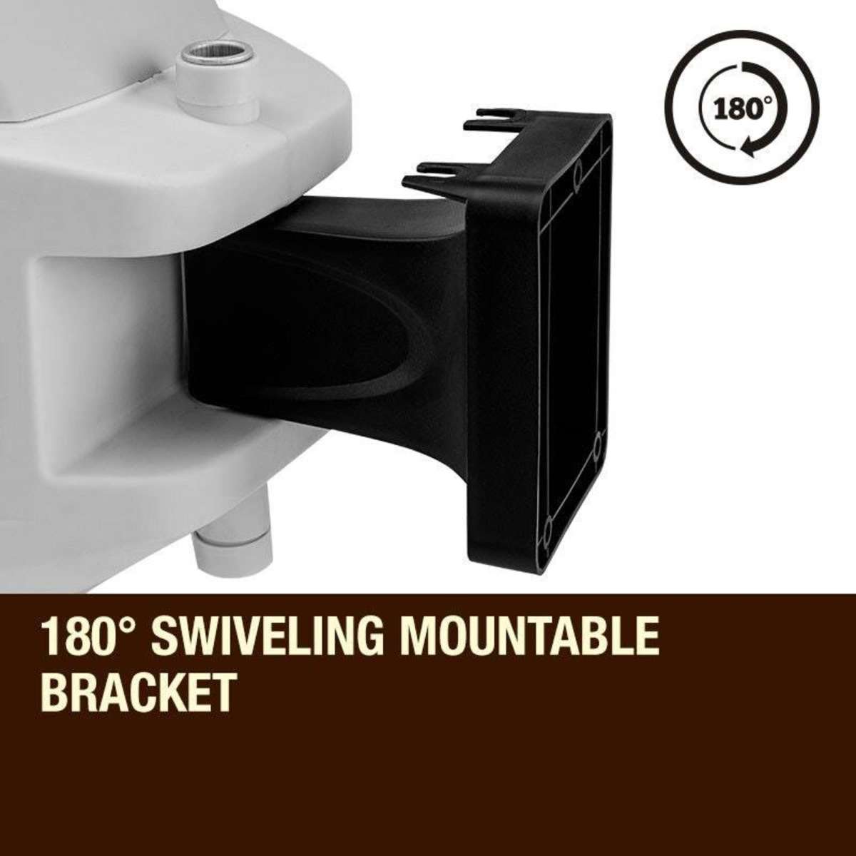 Plantcraft 30M Retractable Garden Water Hose Reel Brass Wall Mount Gun