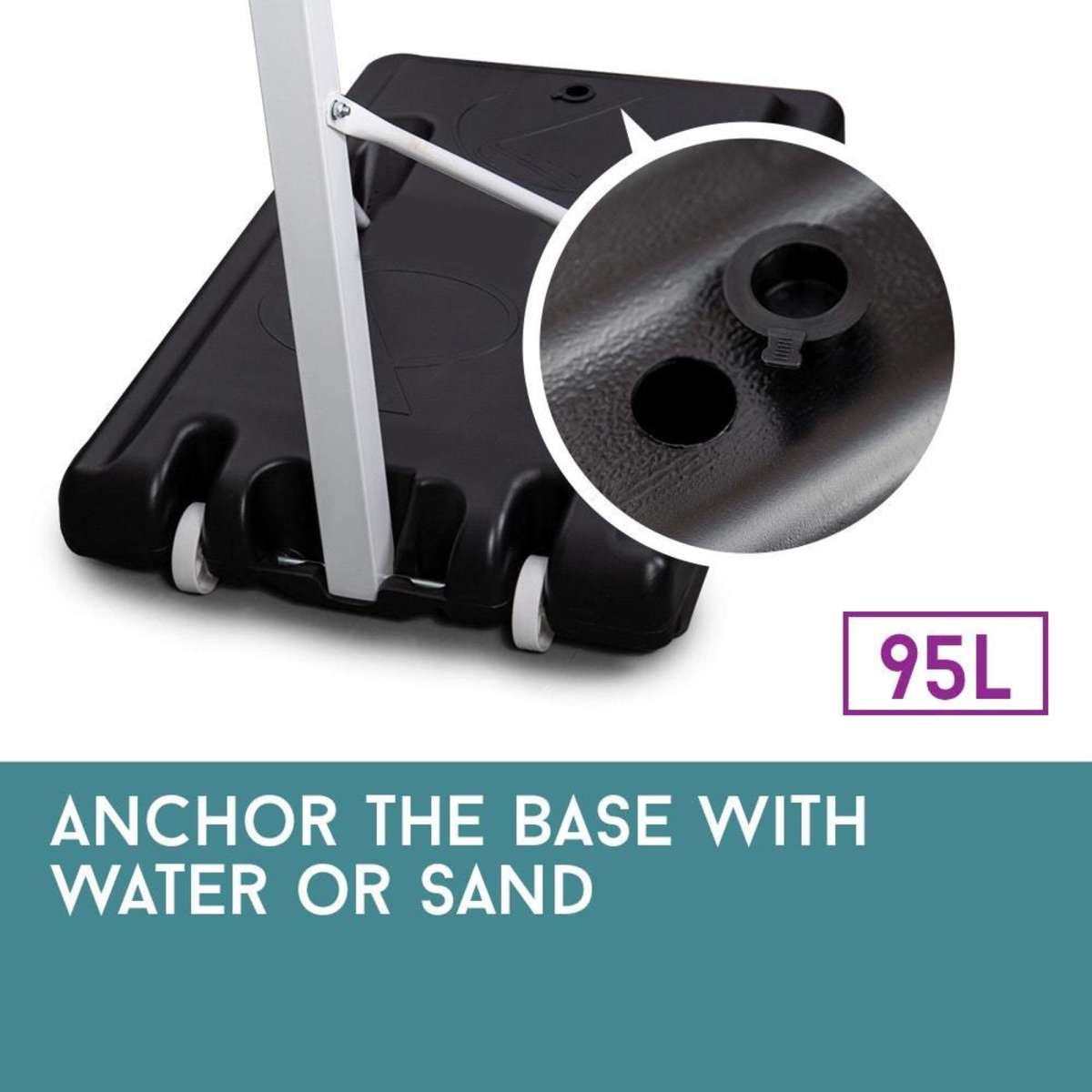 Dr.Dunk Portable Basketball Stand System Hoop Height Adjustable Net