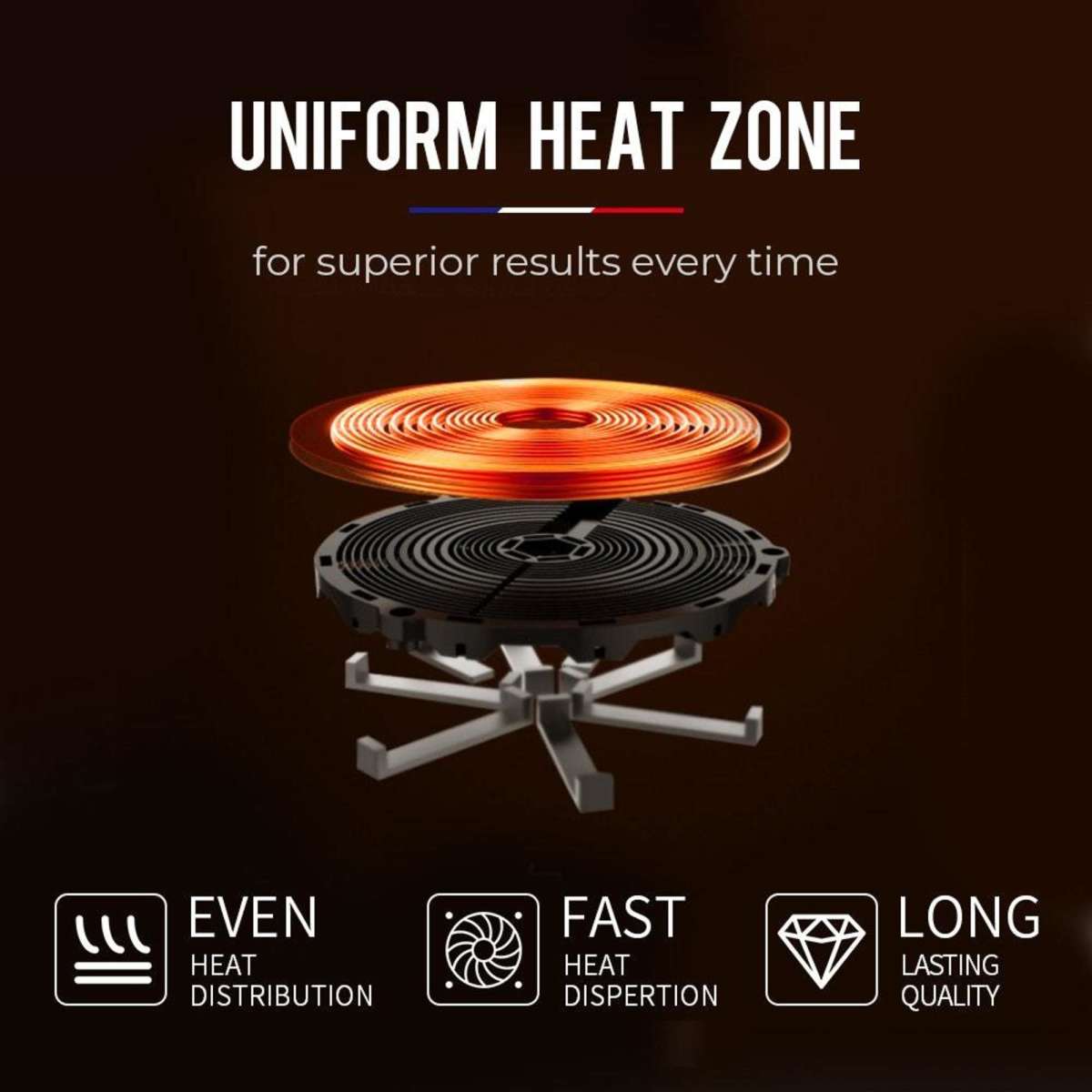 Eurochef Electric Induction Cooktop Portable Kitchen Cooker Ceramic