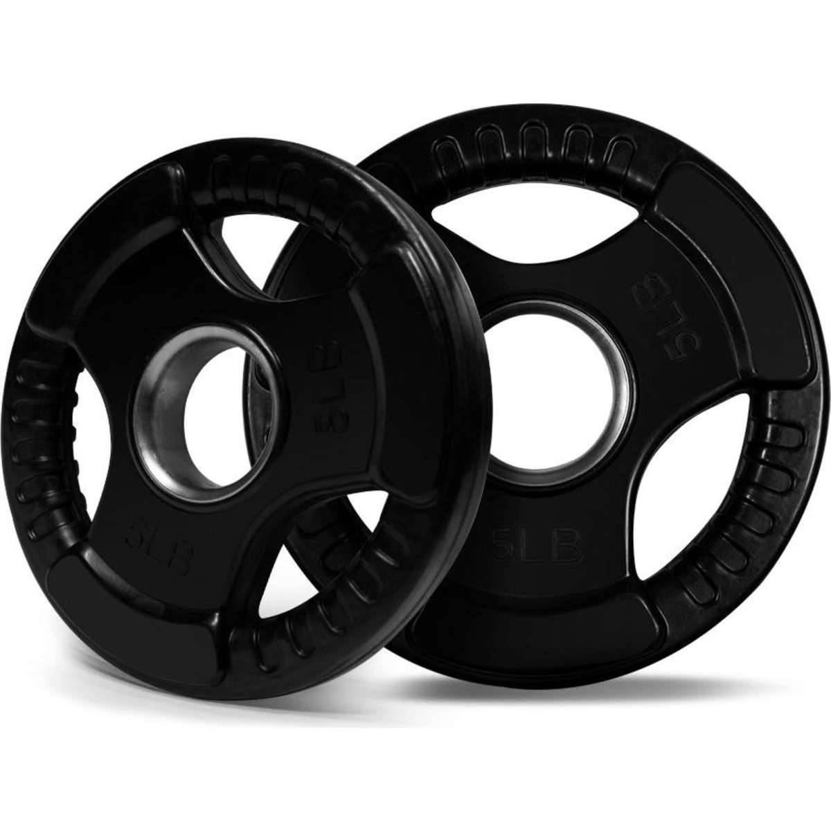 2 X 5Lb Olympic Weight Plates Weights Plate Set Pair Fitness Home Gym