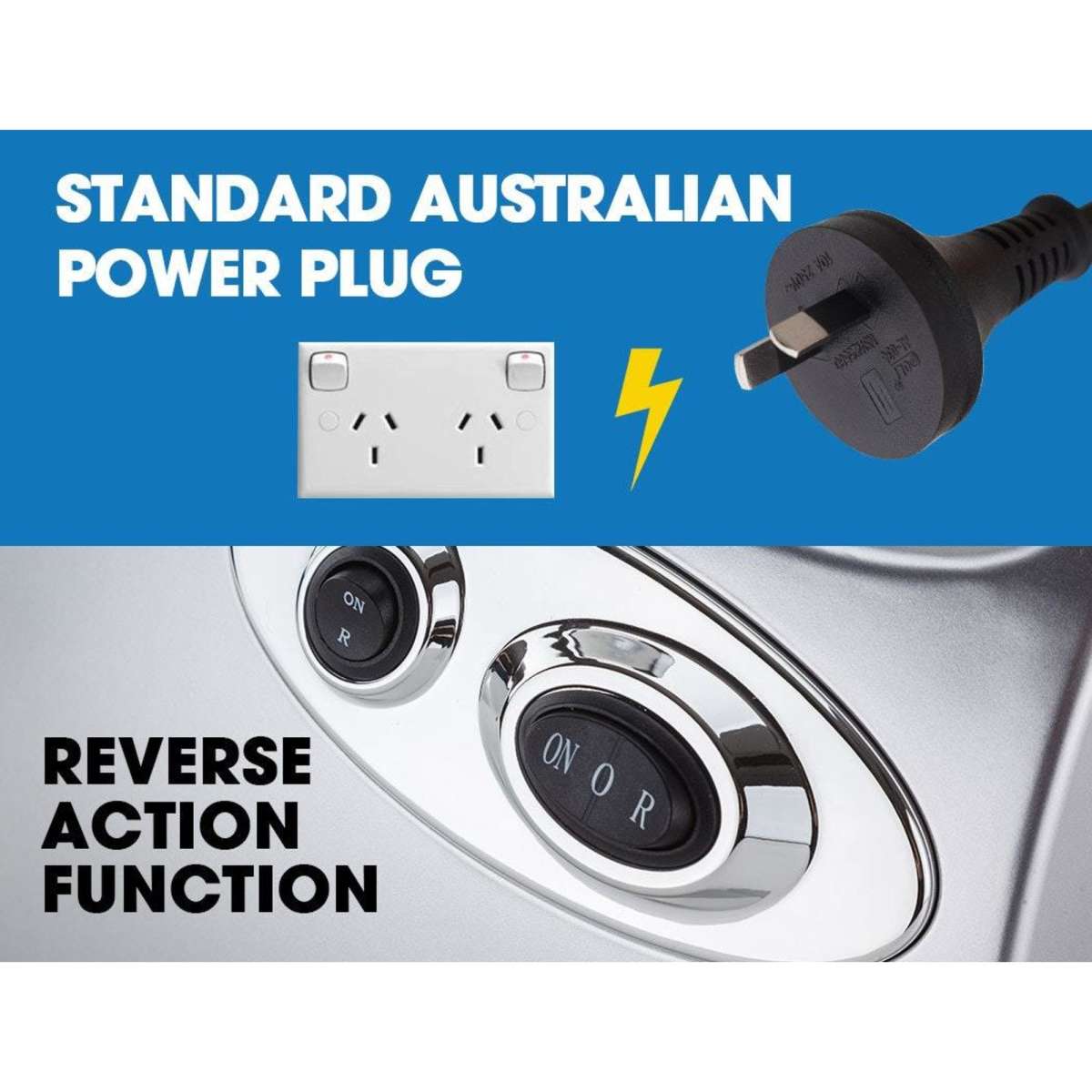 EUROCHEF Electric Meat Grinder, Stainless Steel Mincer Sausage Filler