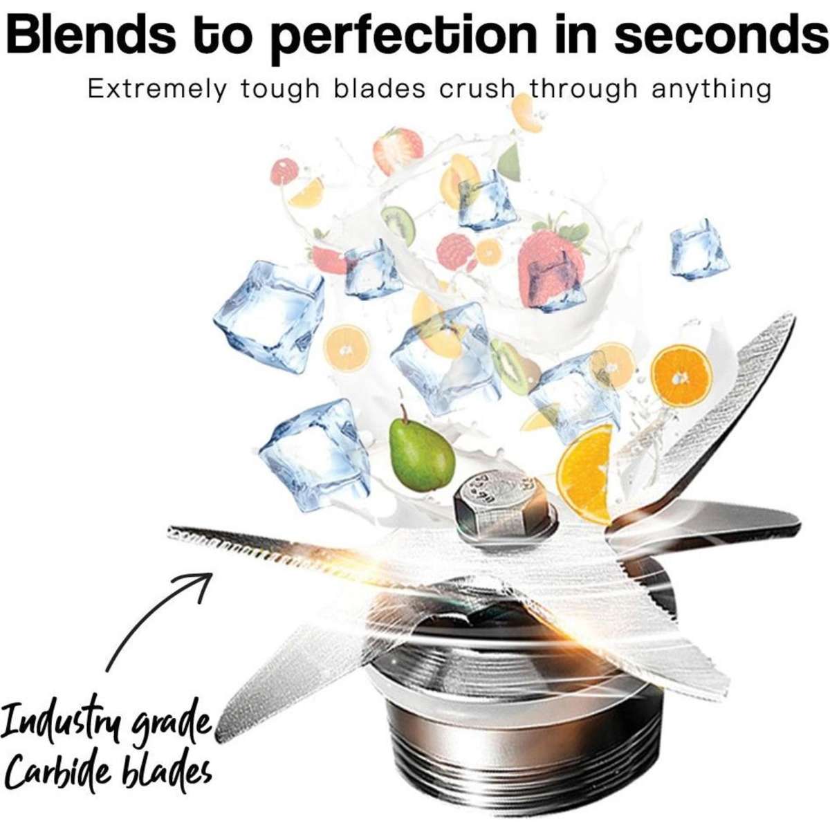 Polycool Commercial Blender Quiet Enclosed Processor Smoothie Mixer