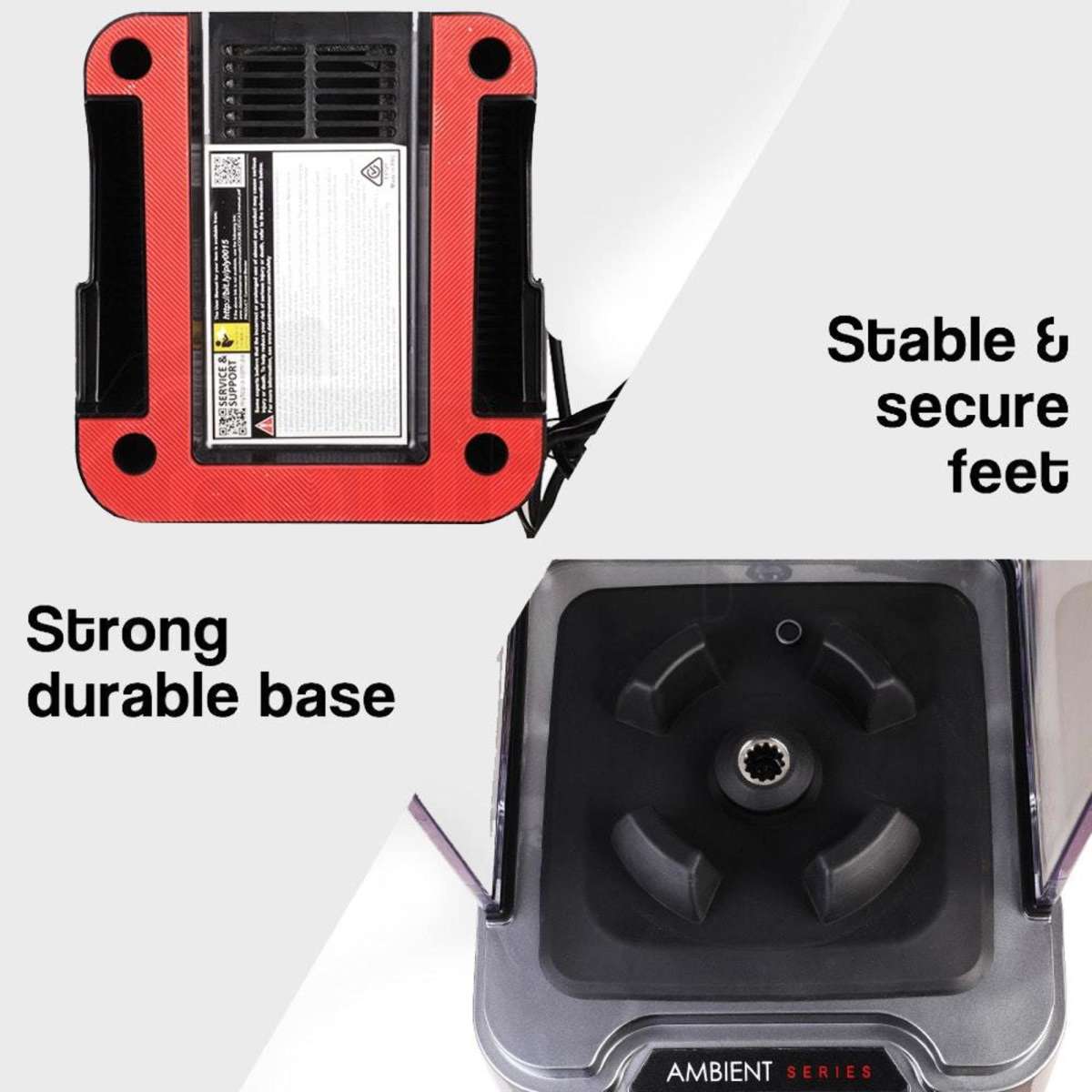 Polycool Commercial Blender Quiet Enclosed Processor Smoothie Mixer