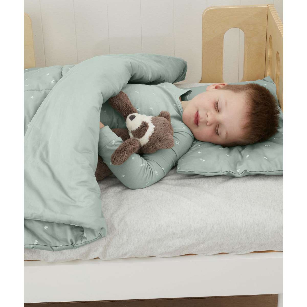 ergoPouch TOG 0.3 Organic Cotton Toddler Pillow With Case Sage