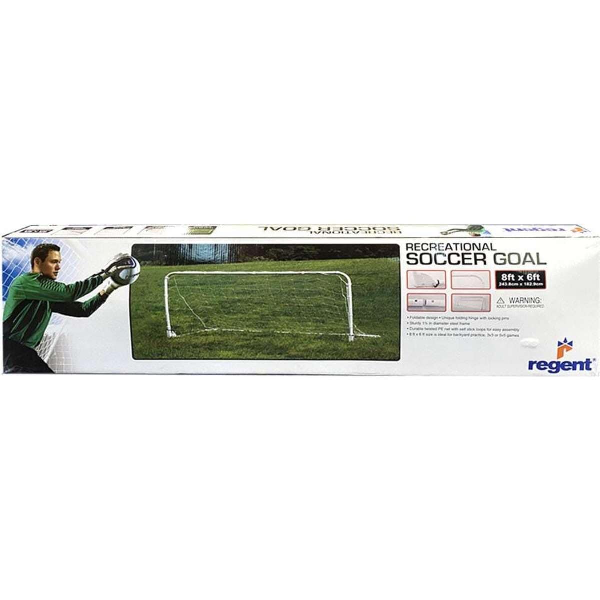 Regent Folding Soccer Goal 8 x 6 Woolworths