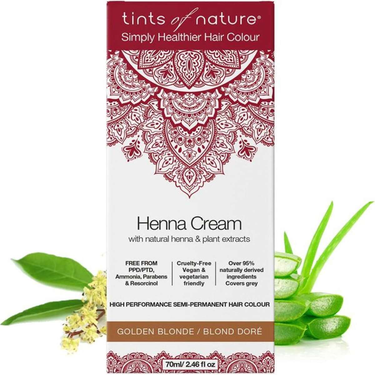 Tints Of Nature Tints Henna Cream Golden Blonde 70ml Woolworths