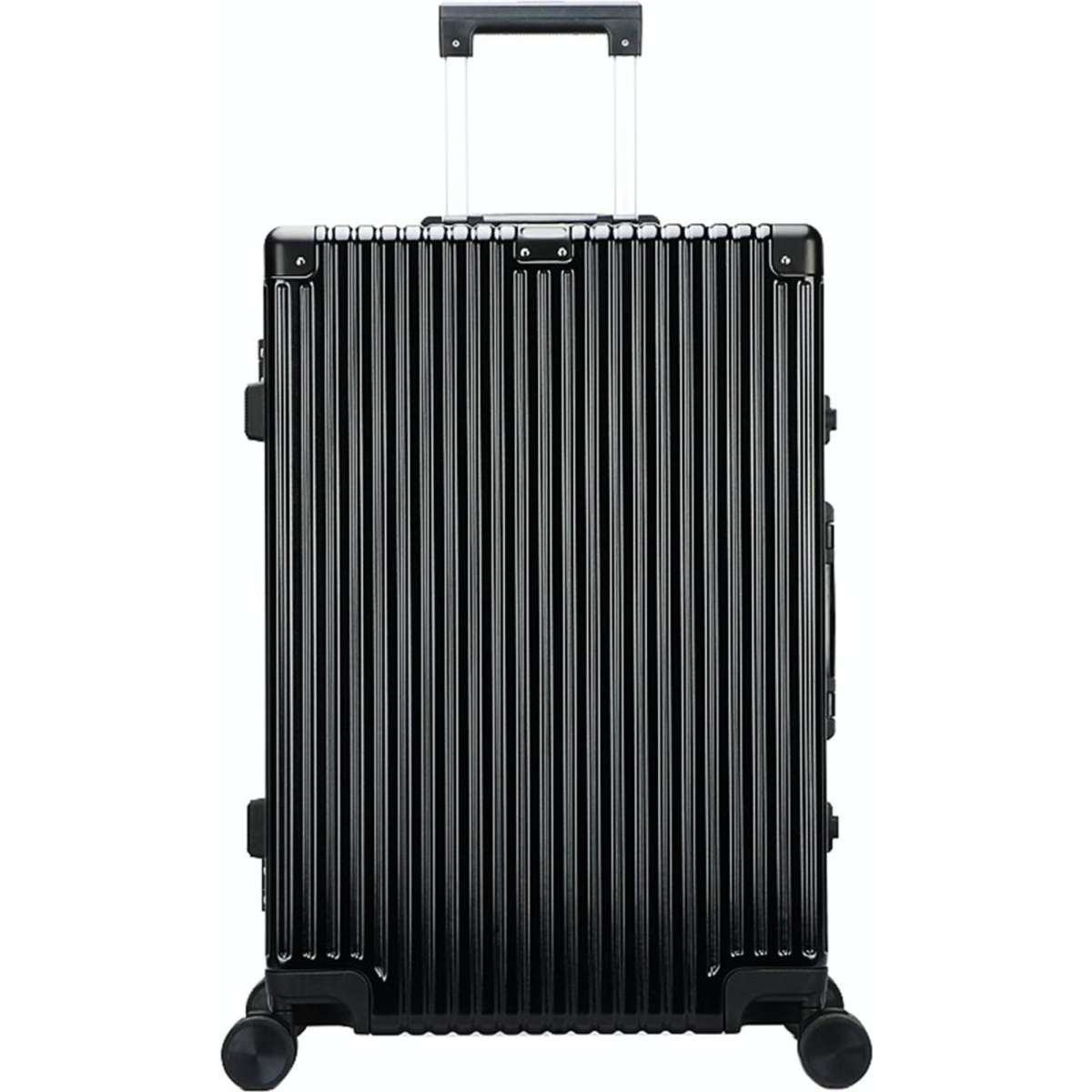 Bopai Aluminium Luggage Suitcase Lightweight With TSA Locker 8 Wheels Check In Large Hardcase