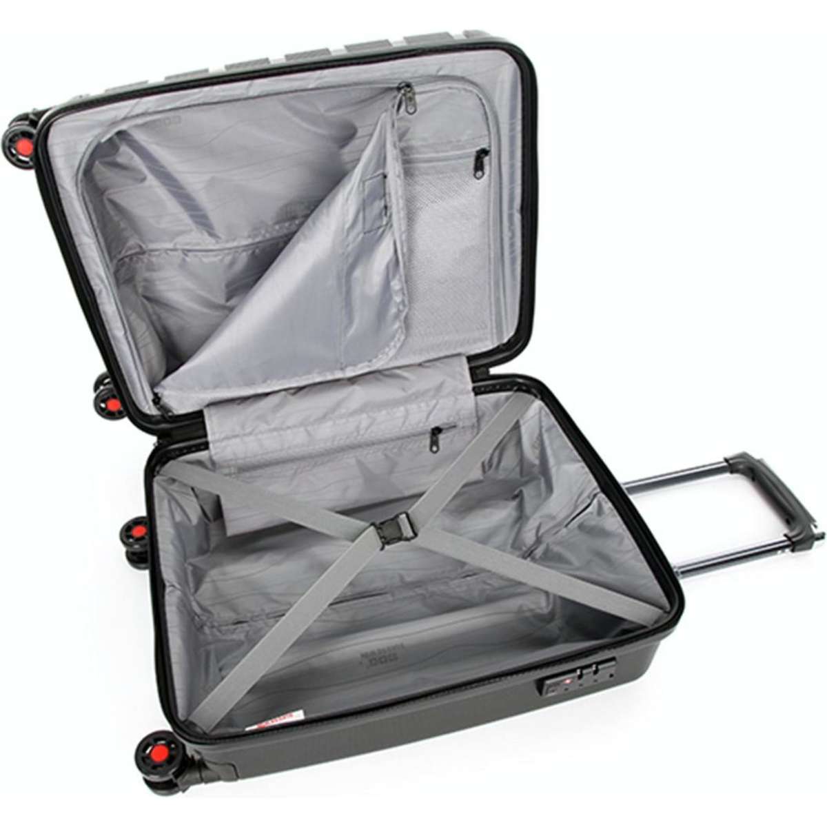 Suissewin Swiss Luggage Suitcase Lightweight With TSA Locker 8 Wheels