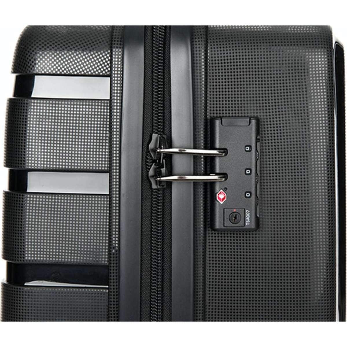 Suissewin Swiss Luggage Suitcase Lightweight With TSA Locker 8 Wheels