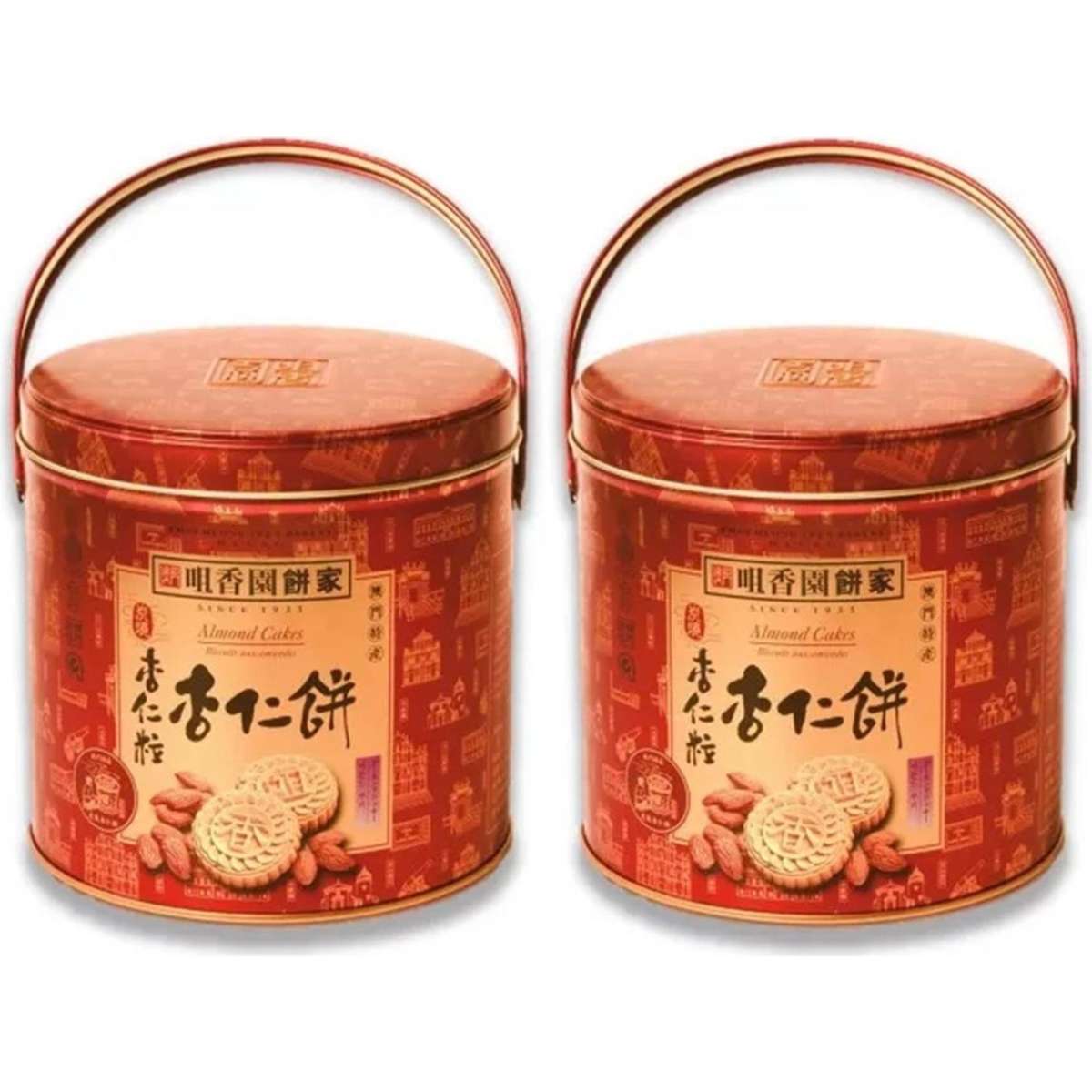 Choi Heong Yuen Bakery Almond Cakes Round Tin 400g *2 | Woolworths