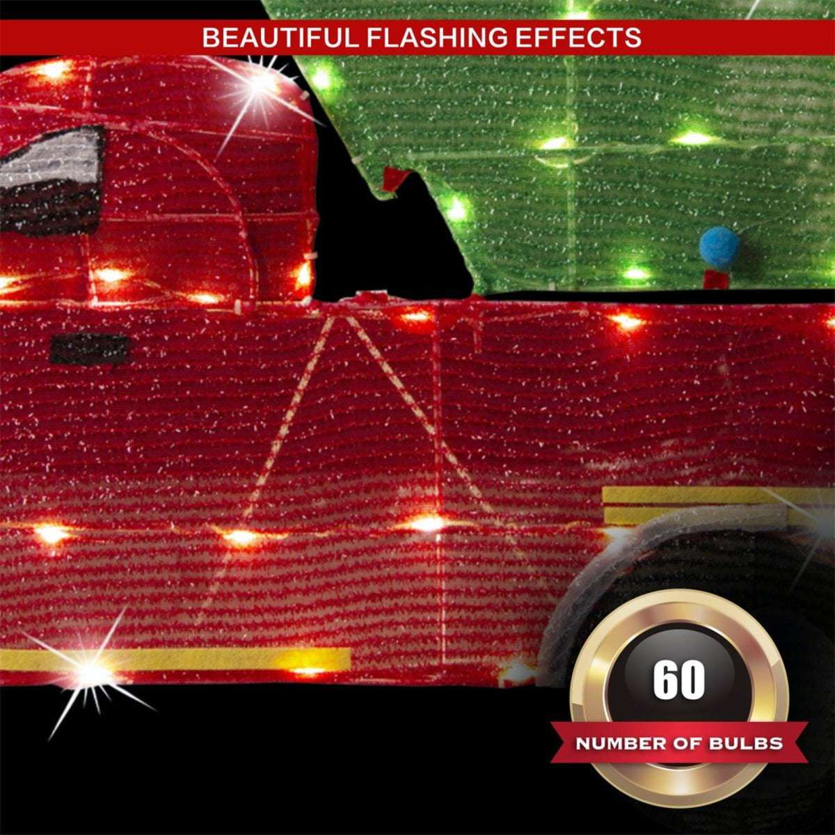 Stockholm Christmas Lights LED Pickup Truck Mesh Tinsel Woolworths