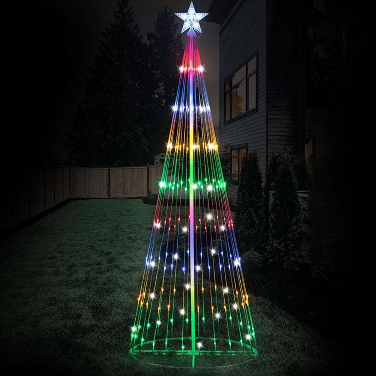 Stockholm Christmas Lights LED Digital Strands Tree 1.9M | Woolworths