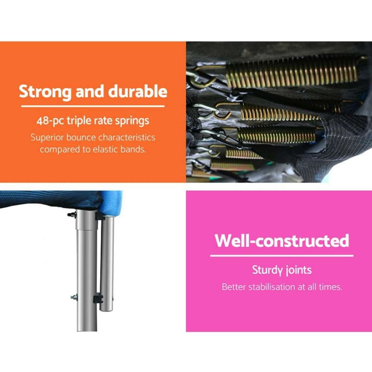 Everfit 10FT Trampoline Multicoloured Woolworths