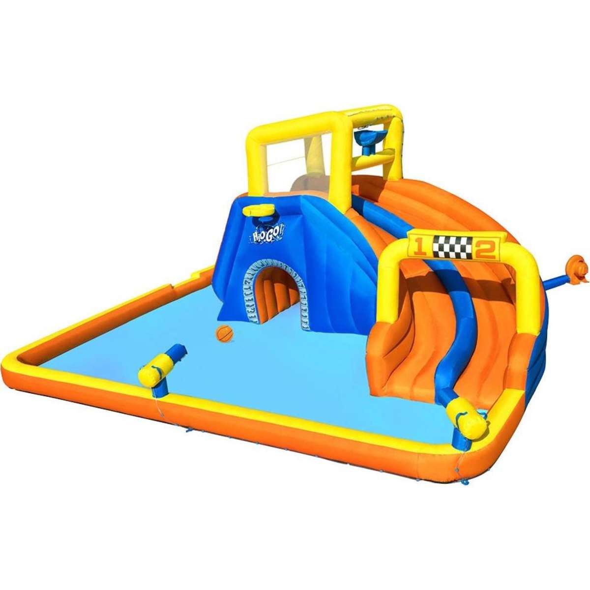 Bestway Inflatable Water Slide Jumping Castle Double Slides for Pool Playground Woolworths