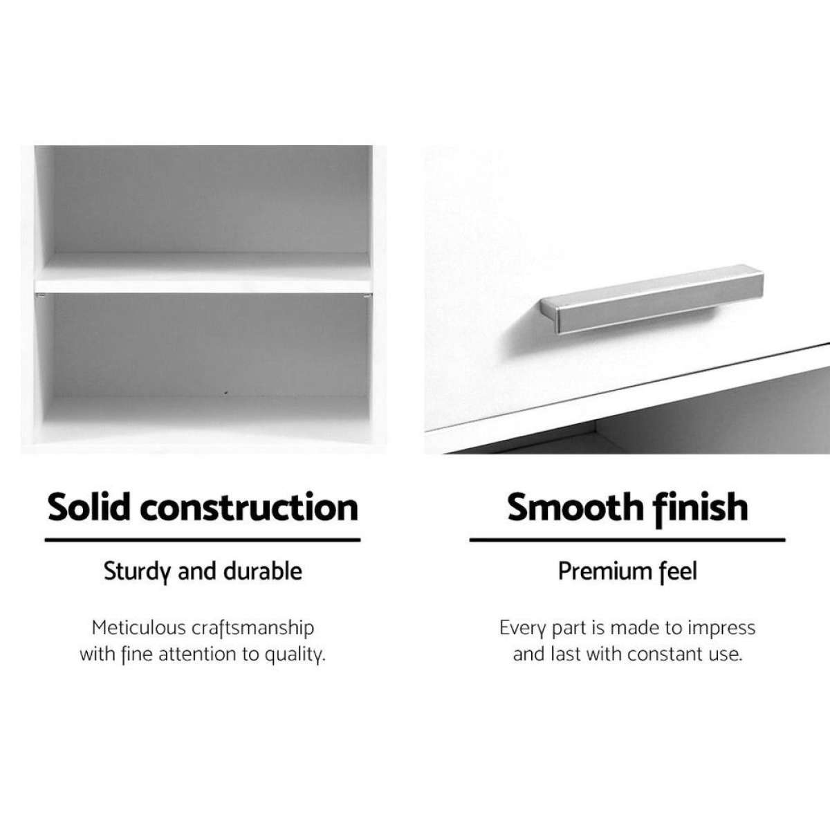 Artiss Bathroom 185cm White Woolworths