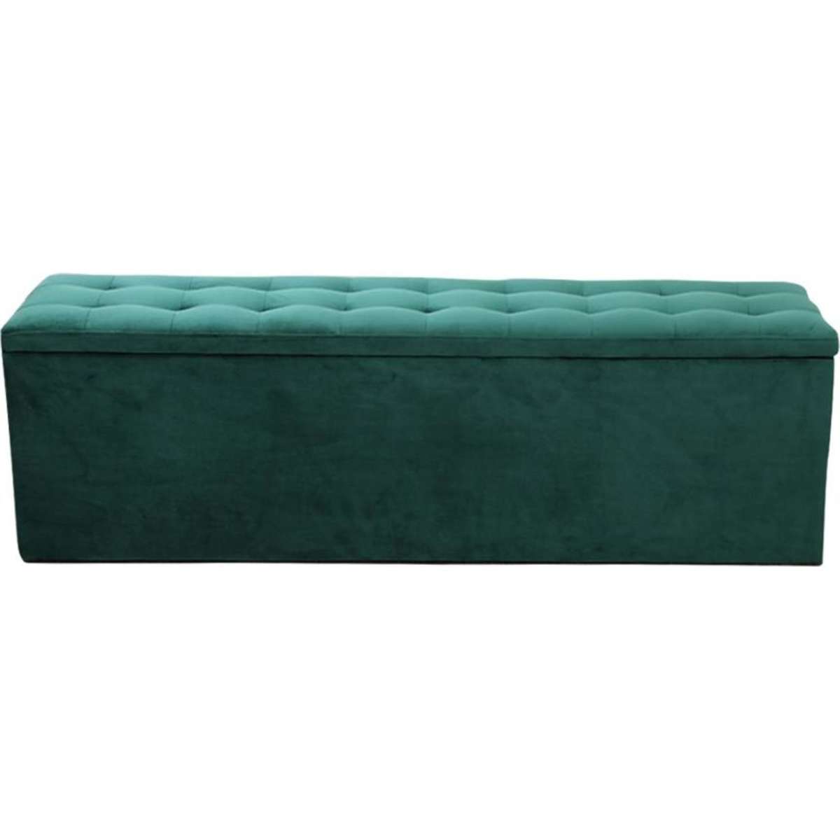 Artiss Storage Ottoman Blanket Box 140cm Velvet Green Woolworths