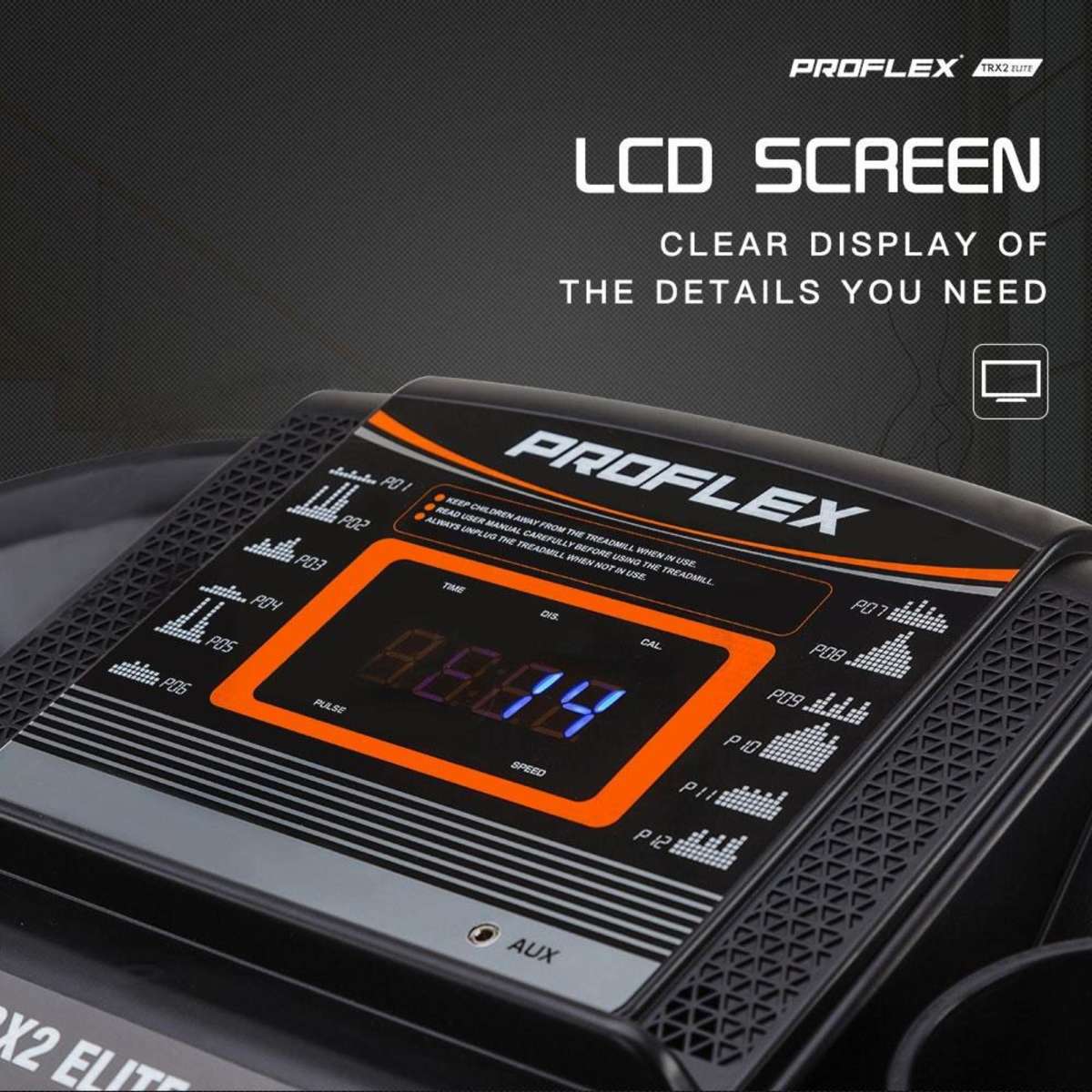 Proflex Trx2 Electric Treadmill Fitness Equipment Home Gym Exercise