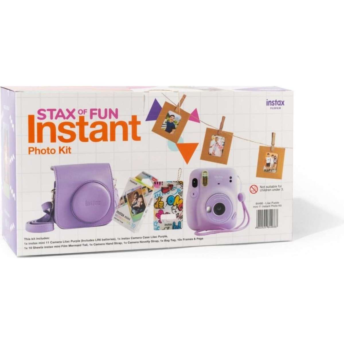 Fujifilm Instax Stax of Fun Instant photo Kit Lilac Woolworths