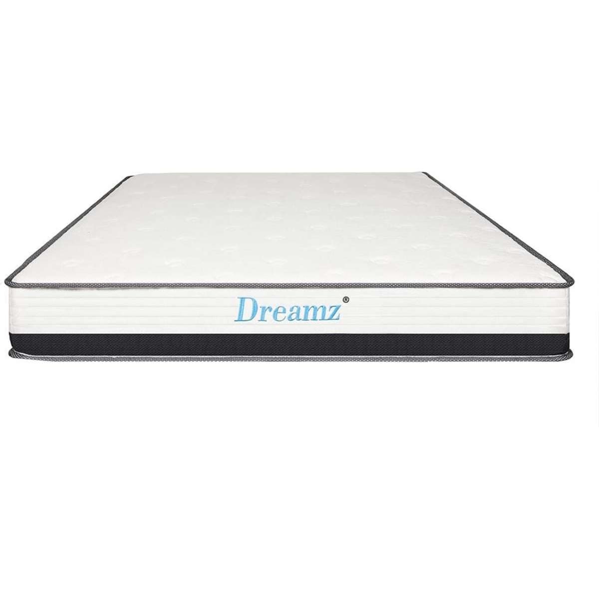 DreamZ Bedding Premium Spring Mattress Bed Top Foam Medium Firm 21CM