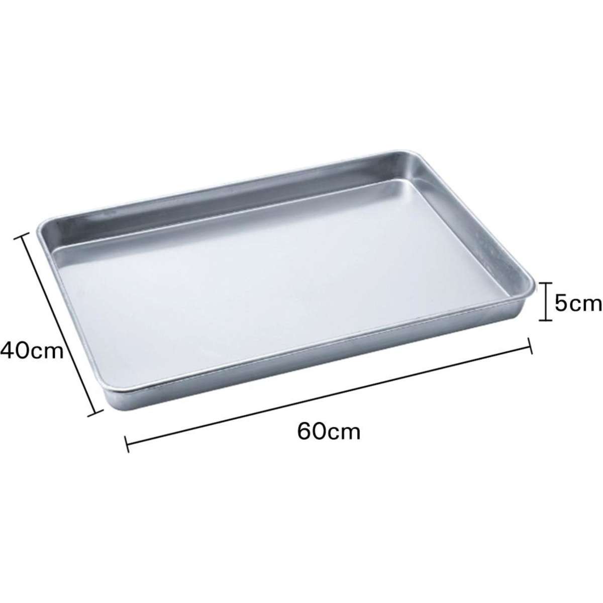 SOGA Aluminium Oven Baking Pan Cooking Tray for Bakers Gastronorm 60*40