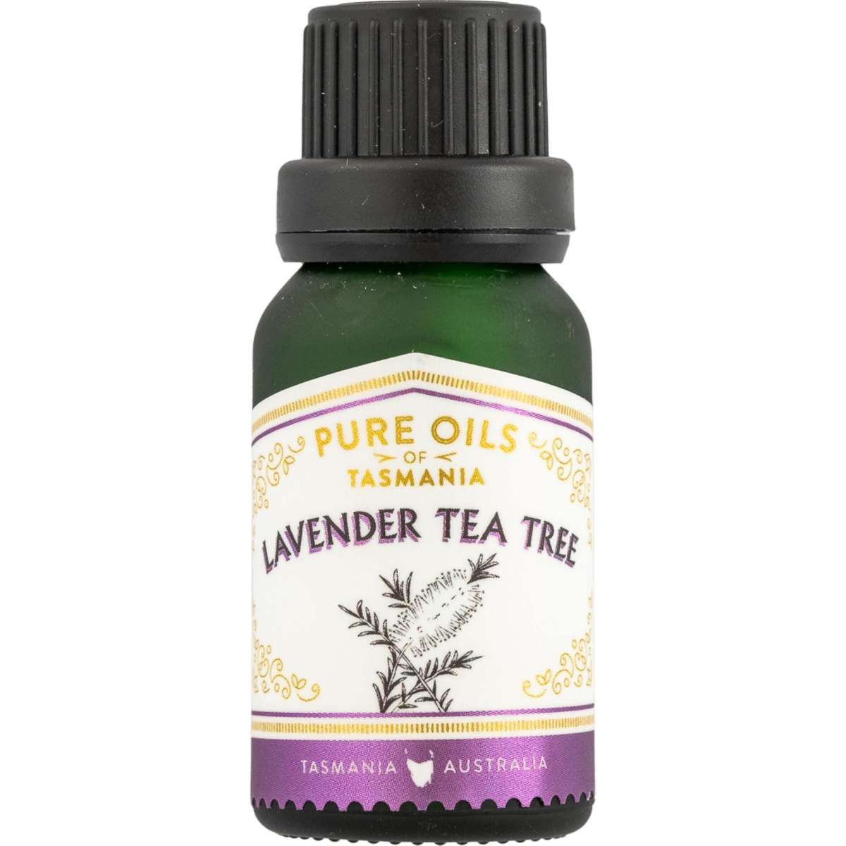Pure Oils of Tasmania Lavender Tea Tree Essential Oil in Bamboo Box 15ml Woolworths