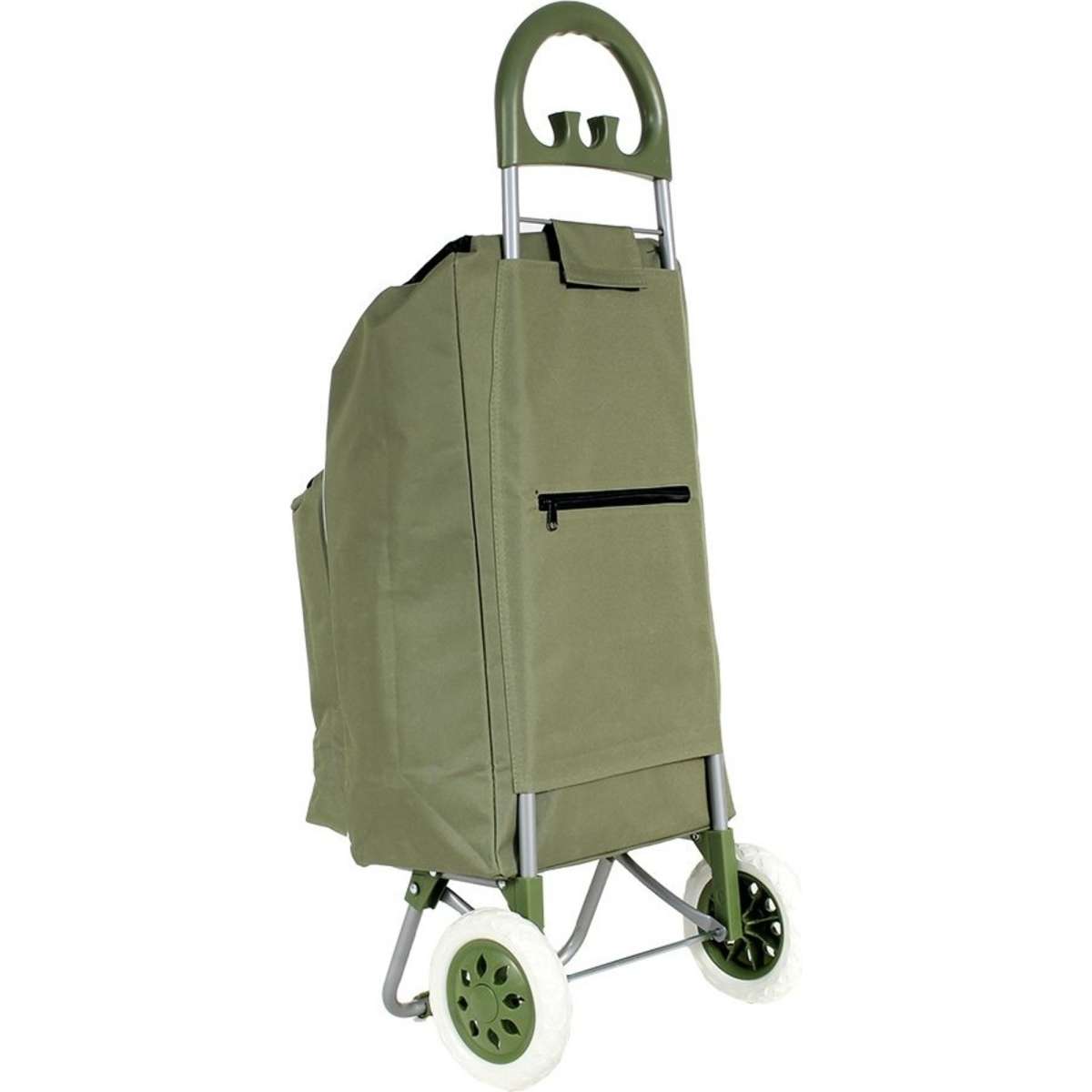 Tosca Shopping Cart Trolley Bag w/ Wheels Khaki 70L/58cm Woolworths