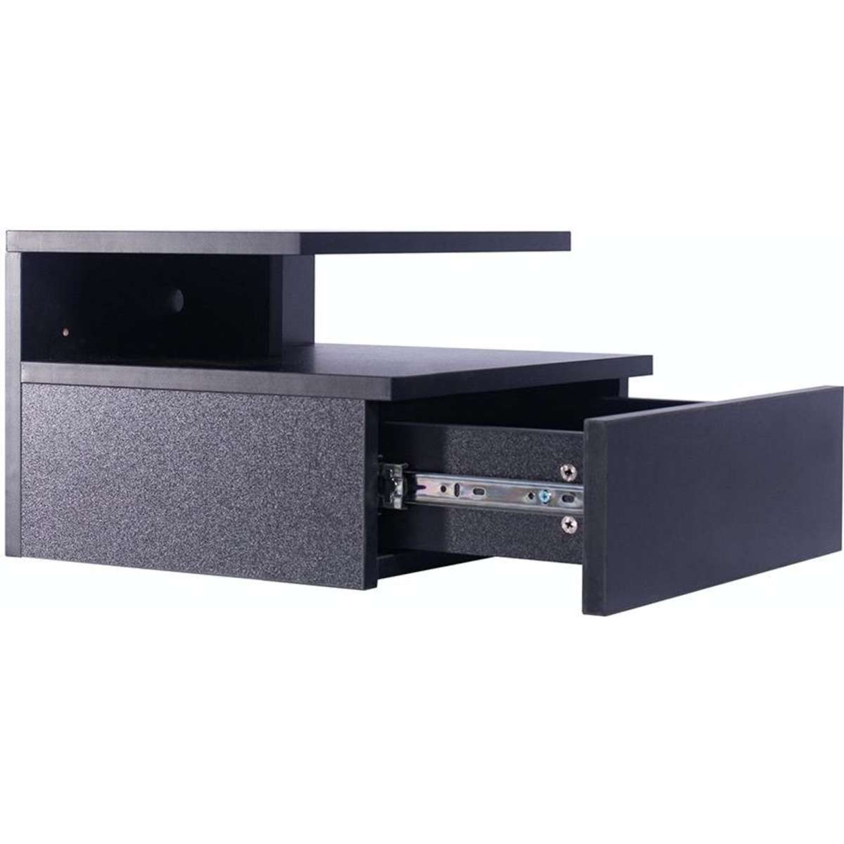 Levede 2x Bedside Tables Side Table LED Ambiant Lighting Wall Mounted