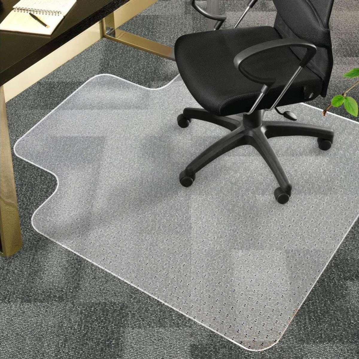 Marlow 5mm Thickness Chair Mat Carpet Floor Protector PVC Home Office